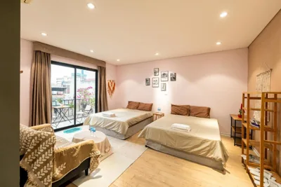 Vietnam Travelers Home 4 - Spacious Bathtub & Cozy Private Balcony – 写真 16